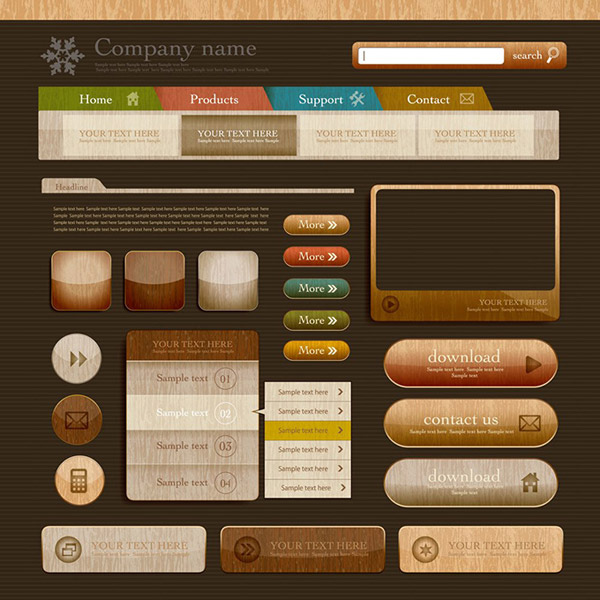 木紋風(fēng)格在網(wǎng)頁(yè)與網(wǎng)站設(shè)計(jì)中的美學(xué)與應(yīng)用