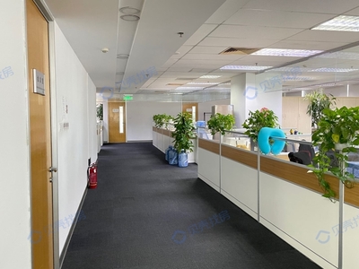 惠普大廈1870平近地鐵毛坯朝東出租，適合咨詢服務與IT科技行業